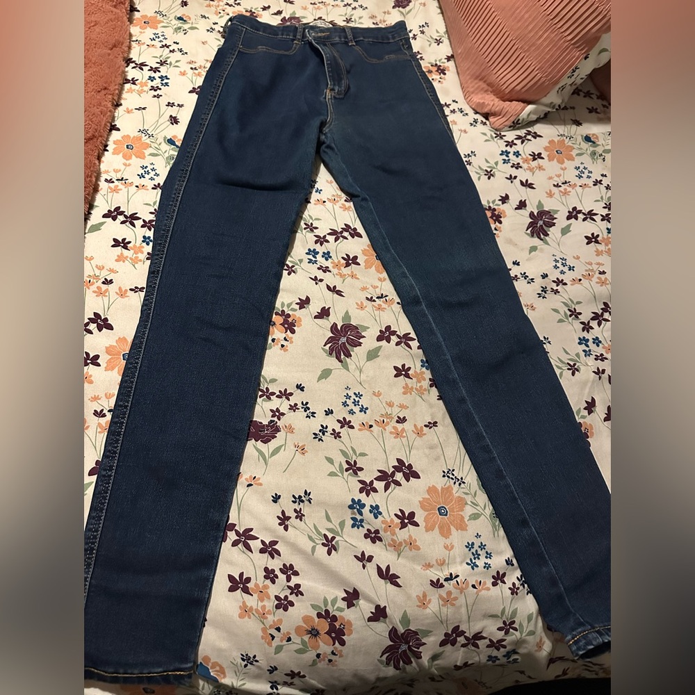 Zara Dark Blue Skinny Jeans